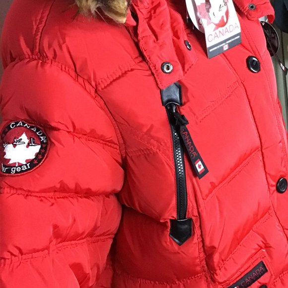 Canada Weather Gear Red Sherpa-Lined Hooded Parka - Picture 11 of 15